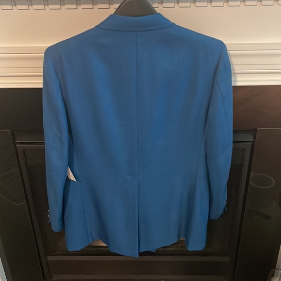 Vintage 1970s mens smoker jacket w tie - Picture 3 of 4